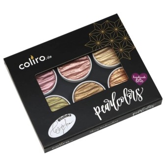 Coliro "Lisi" Pearlcolor Set in scatola di metallo