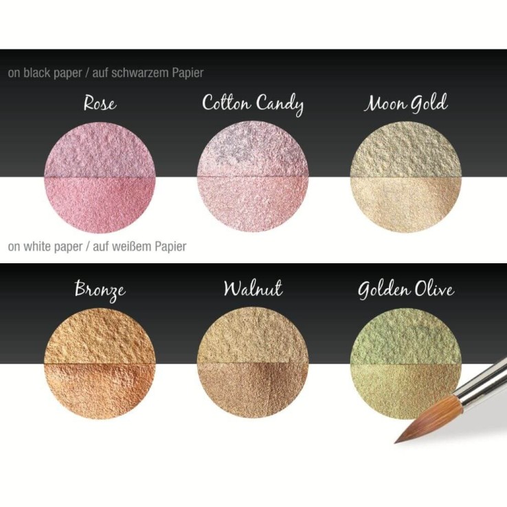 Coliro "Lisi" swatch chart showing all six colours