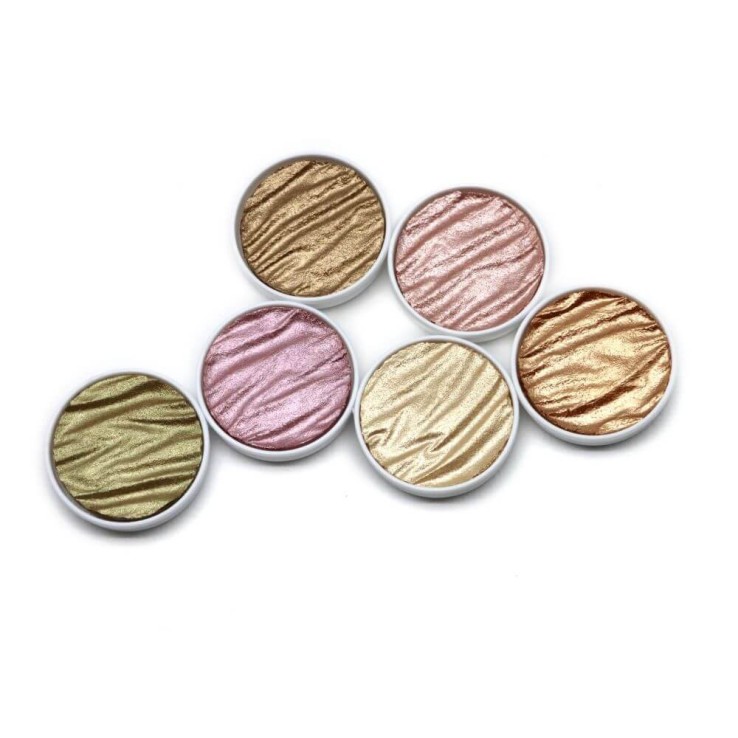 Coliro "Lisi" pearlcolor set showing all six pearlcolors out of the box