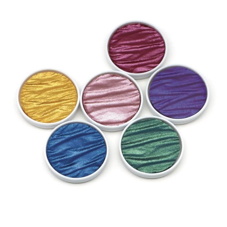 Coliro "Rainbow" pearlcolor set showing all six pearlcolors out of the box