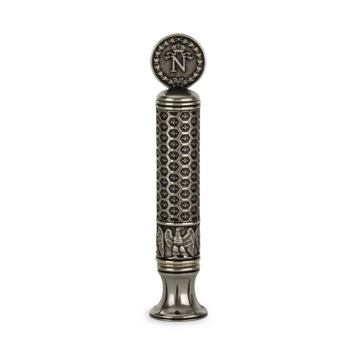 Bortoletti Timbre de joint de cire Napoléon avec poignée décorative
