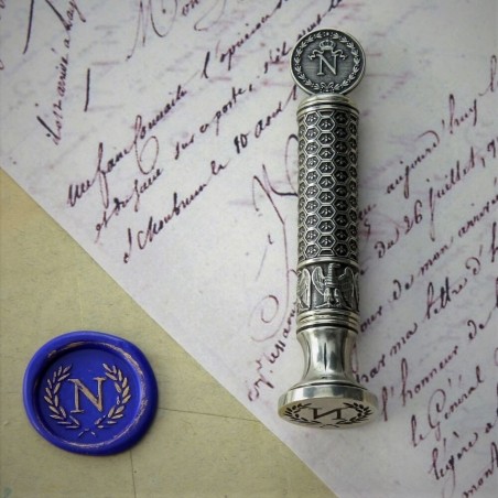 Bortoletti Pronssi Napoleon vahatiiviste leima paperitavaralle