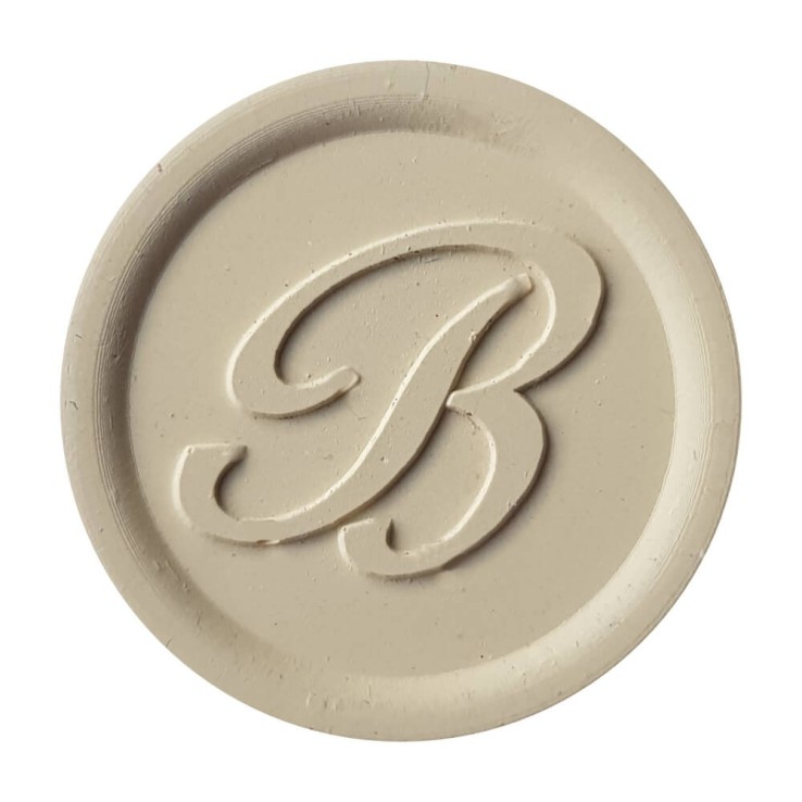 Elegante sello de cera crema creada con Bortoletti cera de sellado