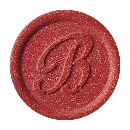 Luxury metallic red wax seal created with Bortoletti sealing wax