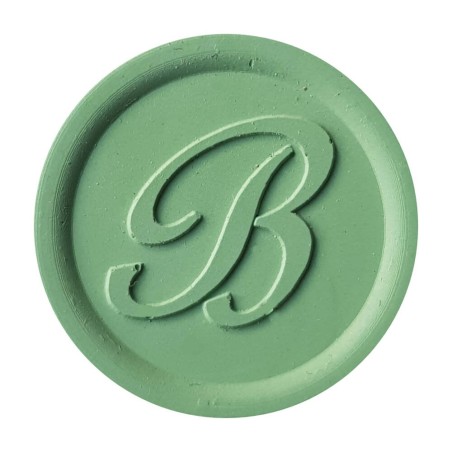 Sceau de cire vert menthe frais créé avec Bortoletti cire d'étanchéité
