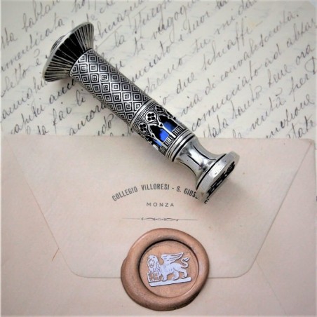 Bortoletti Poignée de timbres de joint de cire interchangeable de Ducale
