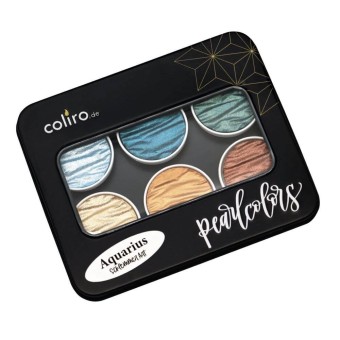 Coliro "Aquarius" Perlcolor Ensemble en métal