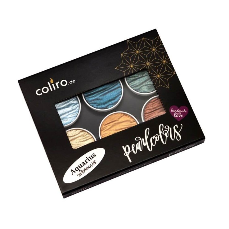 Coliro "Aquarius" Palette Pearlcolor pour calligraphie et art
