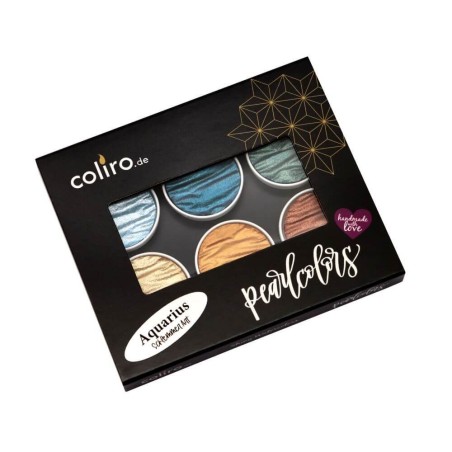 Coliro "Aquarius" Palette Pearlcolor pour calligraphie et art