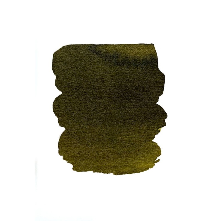 Hamburg olive green calligraphy ink colour swatch