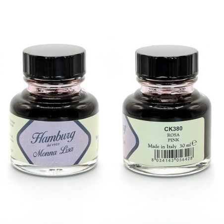 Hamburg Pink Mona Lisa calligraphy ink 30ml bottle