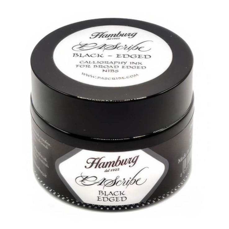 PAScribe Svart kantad bläck 45 ml flaska