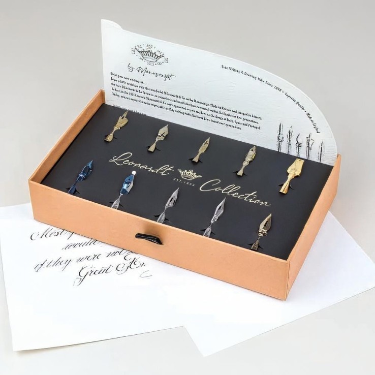 Manuscript Victoriana nib collection set N46031 presentation box