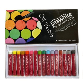 Køb Seawhite Oil Pastel Sticks - 16 Farve Set 2