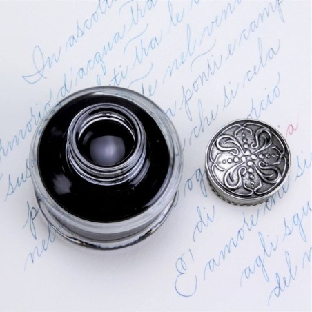Rundad glasdesign av Bortoletti Cal50 Italiensk Inkwell