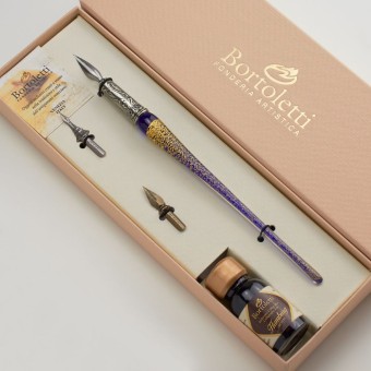 Bortoletti Andrea Murano glass calligraphy set 2