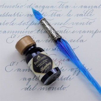 Bortoletti Orseolo-Murano-Glaskalligraphie-Set