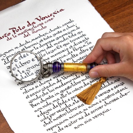 Bortoletti Casanova magnifying glass selected by Calligraphy Arts UK