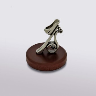 Bortoletti Goldini Wooden Pen Holder med Bronze Detail