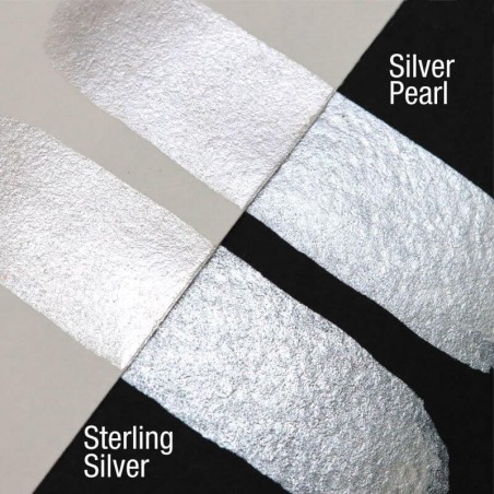 Coliro "Silver Pearl" Vernice lucida d'argento seta
