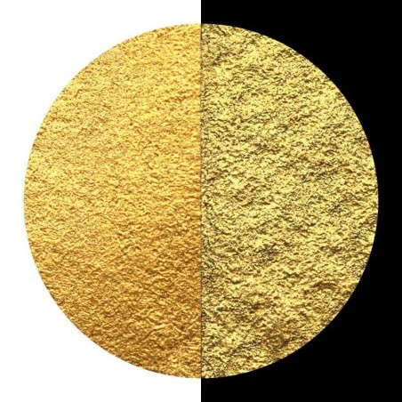 Coliro "Tibet Gold" metallic gold swatch close-up