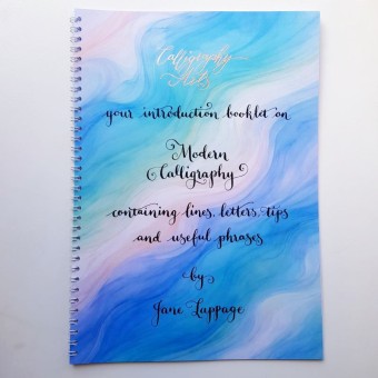 Calligraphy Arts modern calligraphy booklet