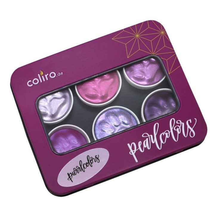 Coliro "Purrlcolors" Pearlcolor set en caja de metal
