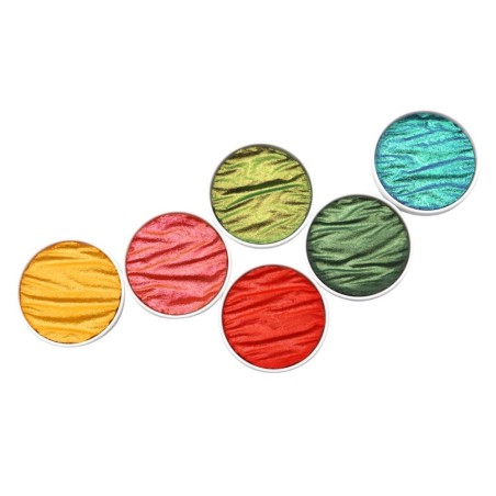 Coliro "Summer Vibes" pearlcolor set showing all six pearlcolors out of the box