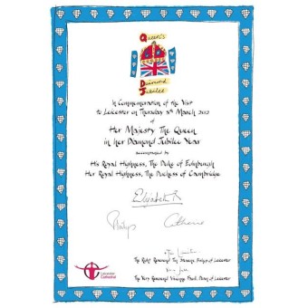 Jubilé de diamant certificat
