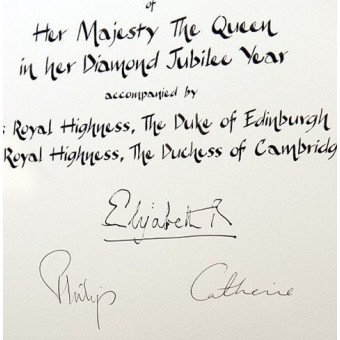 Diamond Jubilee Certifikat 2