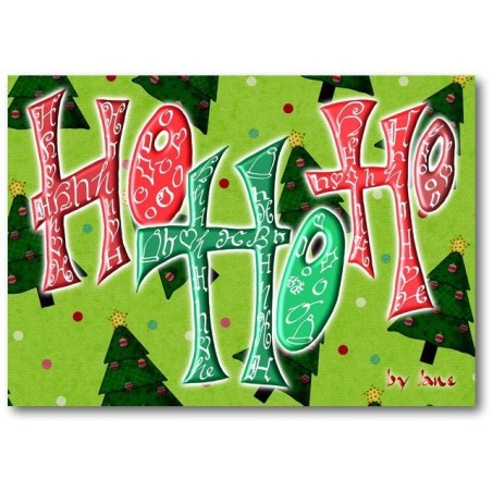 Ho Ho Ho carte de Noël