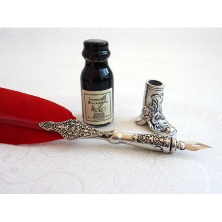 La Kaligrafica Federstift mit dekorativer Stiefelhalter