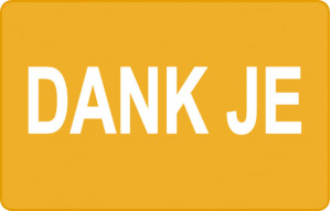 
			                        			Dank je