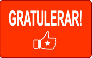 
			                        			Gratulerar